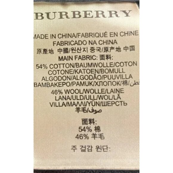 Burberry Plaid Peacoat Wool EUC - Picture 9 of 15